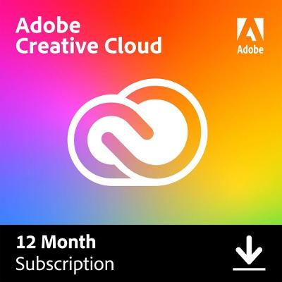 Adobe Creative Cloud - všechny aplikace Adobe - roční předplatné