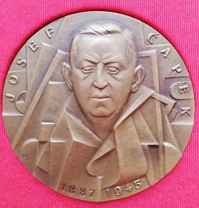 medaile pamětní Josef Čapek 1887 - 1945