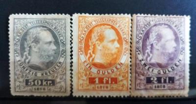 Rakousko telegrafní známky 