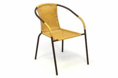 Zahradní bistro židle  - stohovatelná, béžov 35058