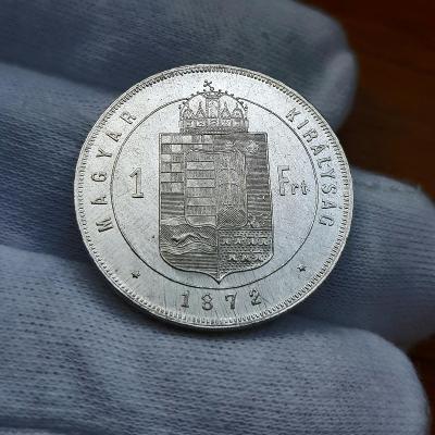 Stříbrný 1 zlatník 1872kb. Vyjímečná zachovalost!