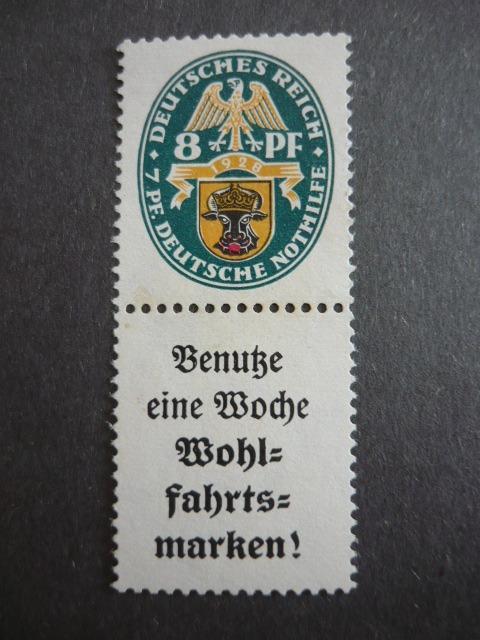 Deusches Reich ** - MH 27 /  S 58    400 Euro - Známky Evropa