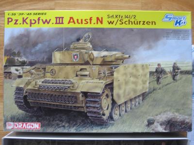 DRAGON 6474 Pz.Kpfw.III Ausf.N w/Schürzen 1:35