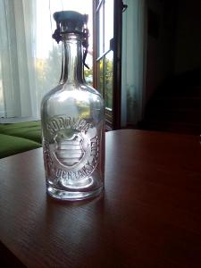 Stará láhev Luže - (Chrudim -Vysoké Mýto)- sodová láhev.