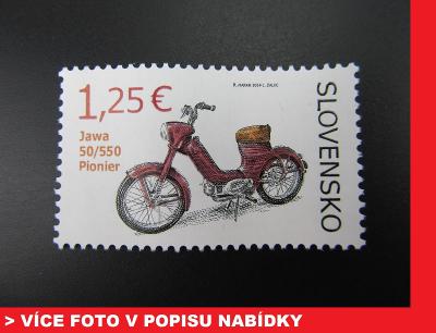 JAWA 50/550 Pionýr PAŘEZ - ZNÁMKA Slovensko - NOVÁ !!!