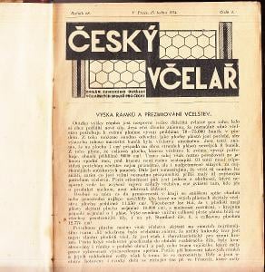 ČESKÝ VČELAŘ 1934