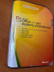 Microsoft Office 2007 pro studenty a domácnosti -Box, 3 licence