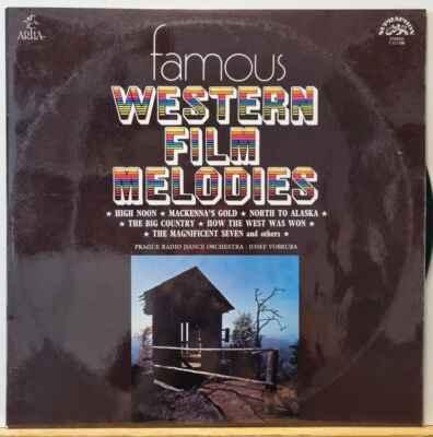 LP Prague Radio Dance Orchestra, J. Vobruba - Western Film Melodies 