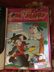 Komix Tom a Jerry  několik dílu svazanych ručně perfektní stav