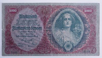 Rakousko 5 000 Kr 1922