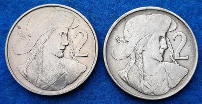 Československo 2 koruny 1947 a 1948