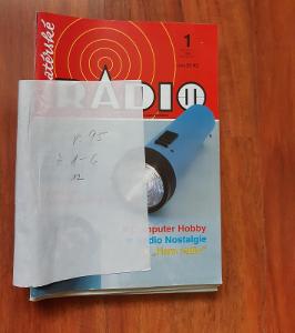 Sada 7 starých časopisů Amatérské radio r. 95
