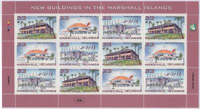 Marshallovy ostrovy ** Mi.Kl.1059-61 Architektura (Mi€ 8,8)