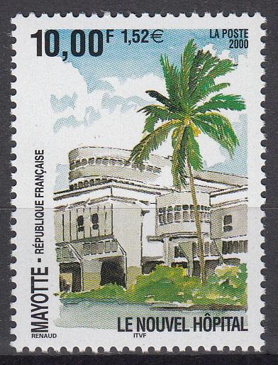 Mayotte ** Mi.93 Nová nemocnice - Známky