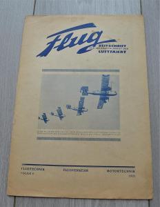 Letecký časopis Flug Zeitschrift - 6 - 1931