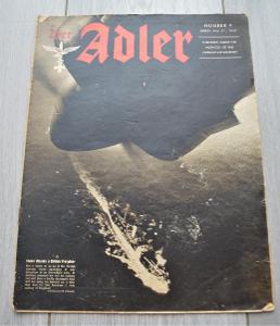 Časopis Der Adler - 9/1942 - vydání v Angličtině !!