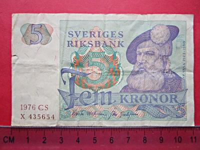566* 5Kronor - 1976 - Švédsko