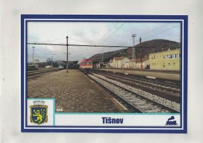 Tišnov V12 vlak stanice erb železnice Tišnov Žďár