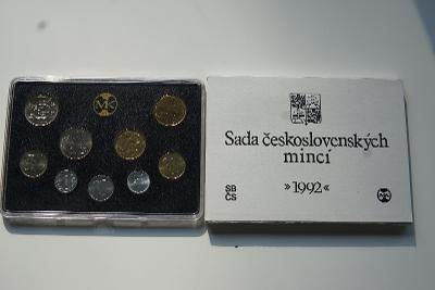 Sada Československých mincí 1992