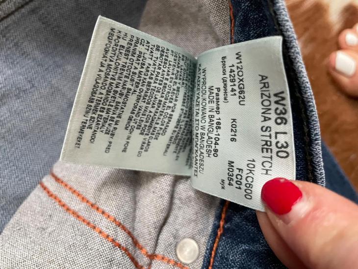 Wrangler jeans Arizona Stretch 36/30  - Pánské oblečení