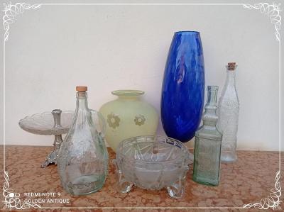 Stará sbírka dekorativního skla  