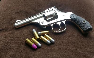 Historický revolver Harrington-Richardson cal.38 1887 Hezký pův. stav