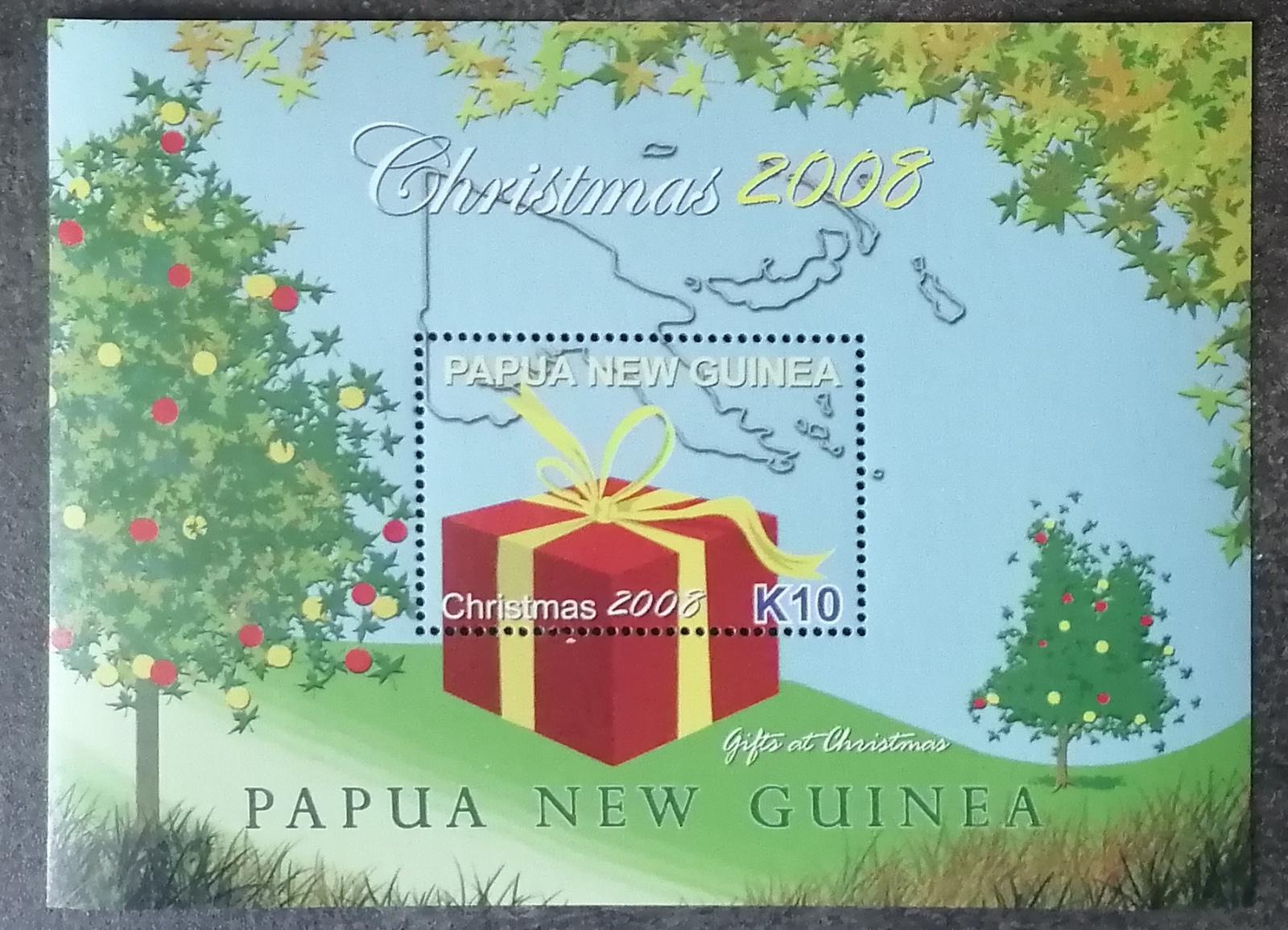 Papua Nová Guinea 2008 Bl.74 8,8€ Vianoce a šťastný nový rok - Filatelia