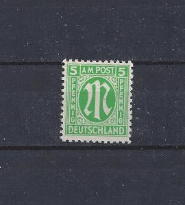 Neražené známky - svěží ** Německo BIZONE 1945 - 5 pf