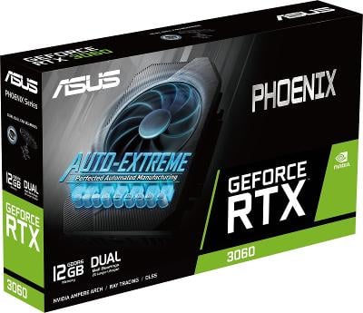 ASUS GeForce RTX 3060, LHR, 12GB GDDR6, nová, záruka 2roky