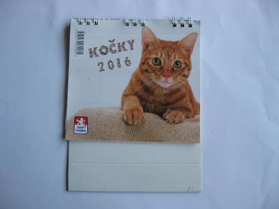 Kalendář Kočky 2016