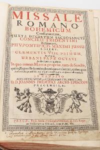 MISSALE ROMANO bohemicum, Praha 1690
