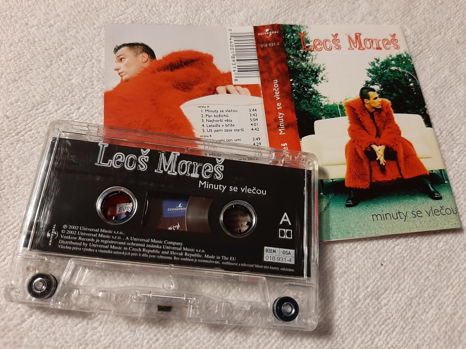 Audio Kazeta MAREŠ Leoš Minuty se vlečou 2002 Universal - Hudba