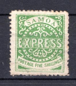 Anglické Kolonie/Samoa - SG 19, zahnědlé zoubkování, EXPRESS, k/2386/7