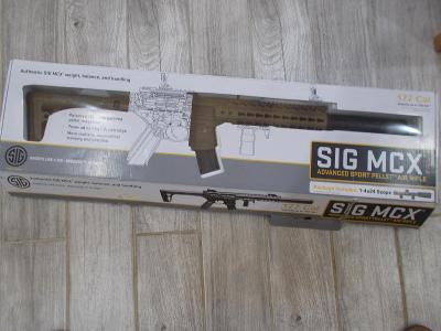 Vzduchovka Sig Sauer MCX FDE 4,5 mm s puškohledem - od 1kč