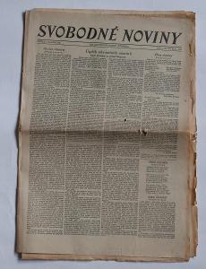Noviny, Svobodné Noviny, Prosinec 1946