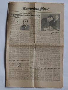 Noviny, Svobodné Slovo, Březen 1951