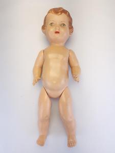 starožitná dětská panenka - celuloid -značená