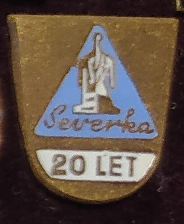 P122 Odznak SEVERKA CVIKOV  - 1ks