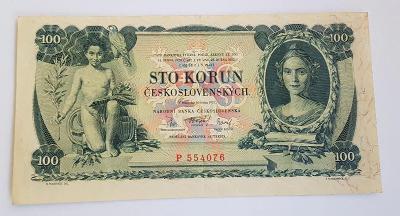 Československo, 100 Koruna 1931, série P, neperforovaná, krásný stav