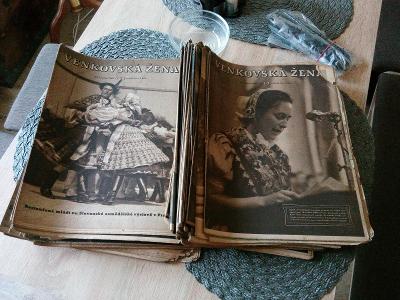 Staré koncoválečné časopisy ,,Venkovská žena"