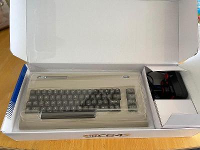 Retro konzole C64 Maxi, se zdrojem, joystick, nové, funkční