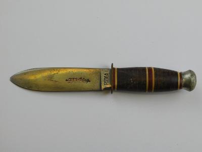 Unikátní německý válečný nůž - značený PUMA SOLINGEN - ZACK-PÄNG