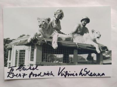 Autogram podpis Virginia McKenna (Volání divočiny)