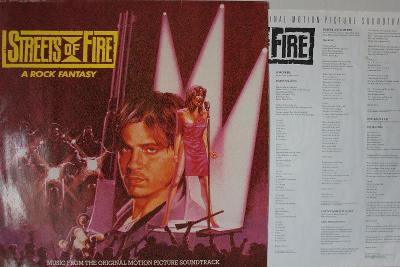 Various – Streets Of Fire LP 1984 vinyl Germany Film Soundtrack