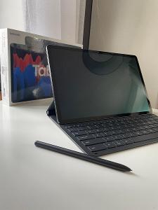 Tablet Samsung Galaxy Tab S7+ s klávesnicí a perem, bez škrábanců