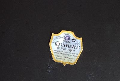 Sýrová etiketa - Crémeau de Bourgogne