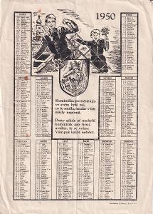 Kalendář 1950, kominíci, F. Navrátil Prešov