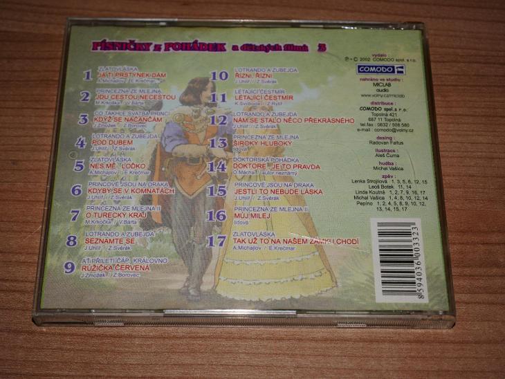 Písničky z pohádek 3, CD