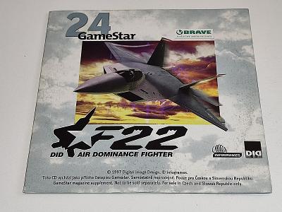 GAMESTAR 24 : F22 - DID AIR DOMINANCE FIGHTER / CD NEŠKRÁBLÉ