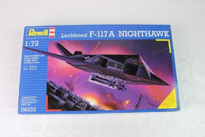 NOVÝ MODEL LETADLO - REVELL - F-117A NIGHTHAWK 1:72 - původní balení